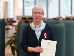 Jytte Rasmussen har fået kongelig belønningsmedalje
